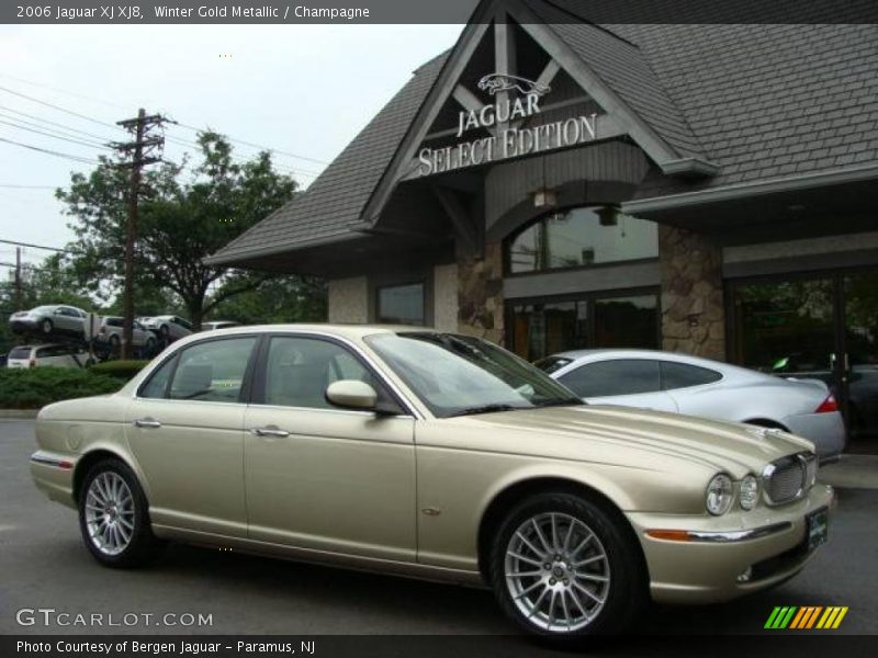 Winter Gold Metallic / Champagne 2006 Jaguar XJ XJ8