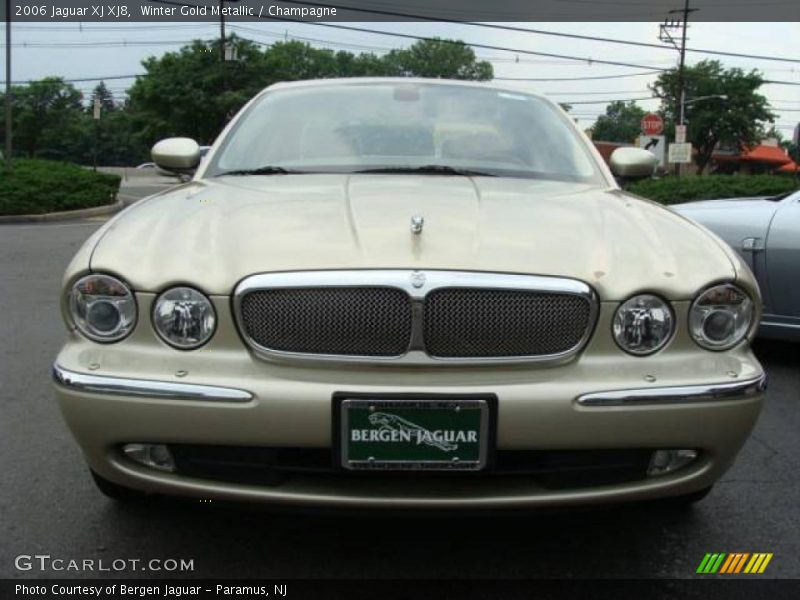 Winter Gold Metallic / Champagne 2006 Jaguar XJ XJ8