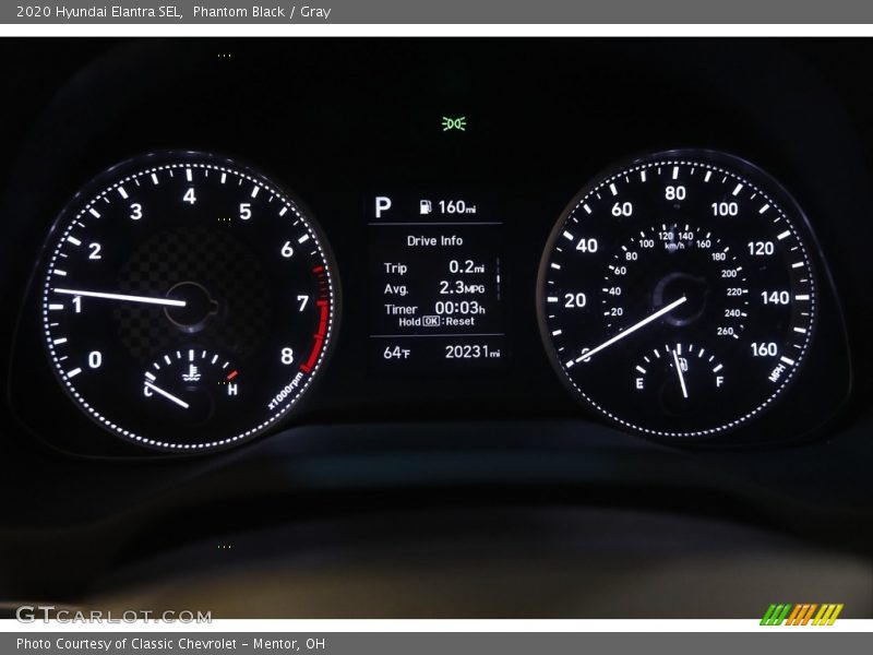 Phantom Black / Gray 2020 Hyundai Elantra SEL