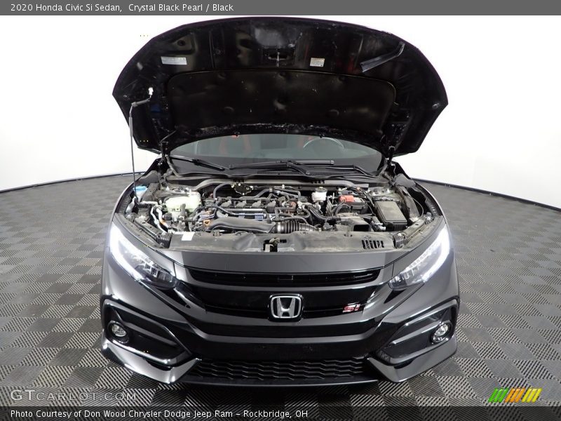 Crystal Black Pearl / Black 2020 Honda Civic Si Sedan