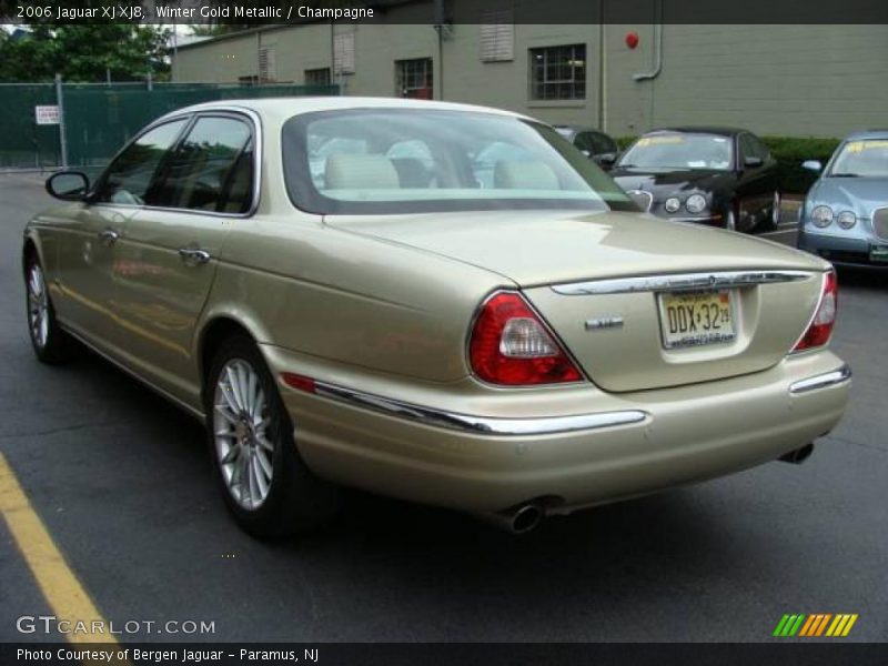 Winter Gold Metallic / Champagne 2006 Jaguar XJ XJ8