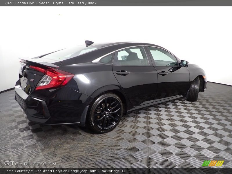 Crystal Black Pearl / Black 2020 Honda Civic Si Sedan