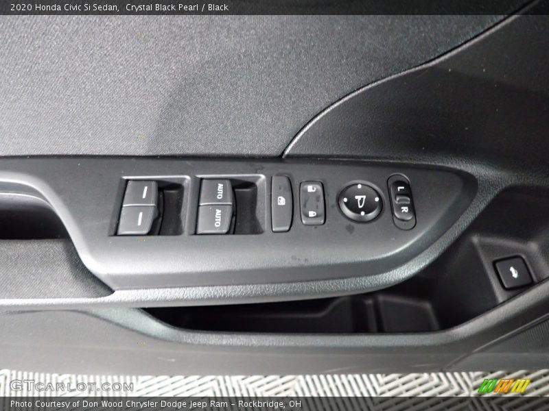 Crystal Black Pearl / Black 2020 Honda Civic Si Sedan