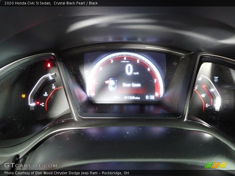 Crystal Black Pearl / Black 2020 Honda Civic Si Sedan