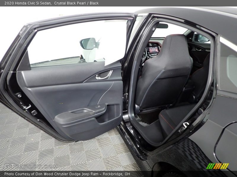 Crystal Black Pearl / Black 2020 Honda Civic Si Sedan