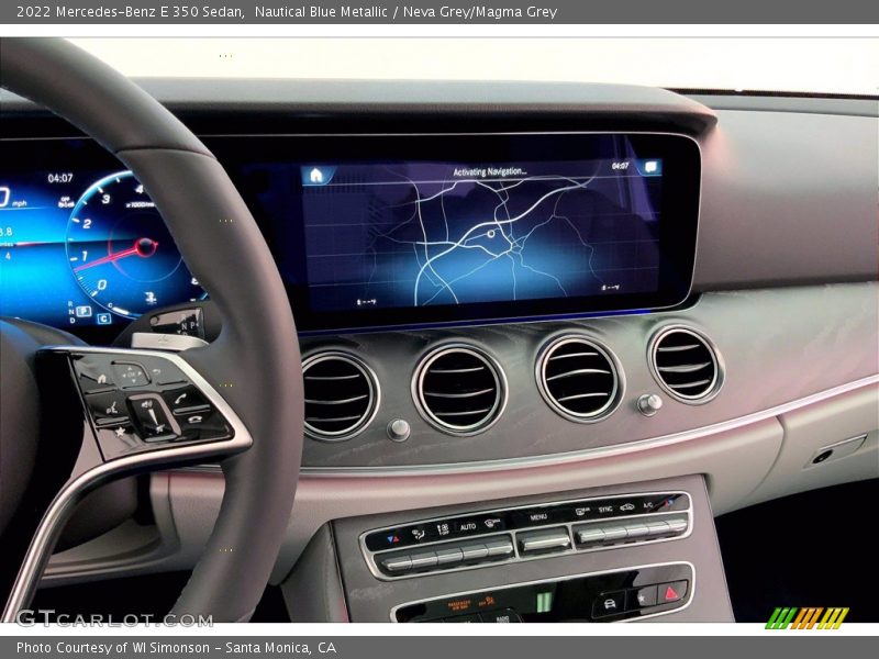 Navigation of 2022 E 350 Sedan