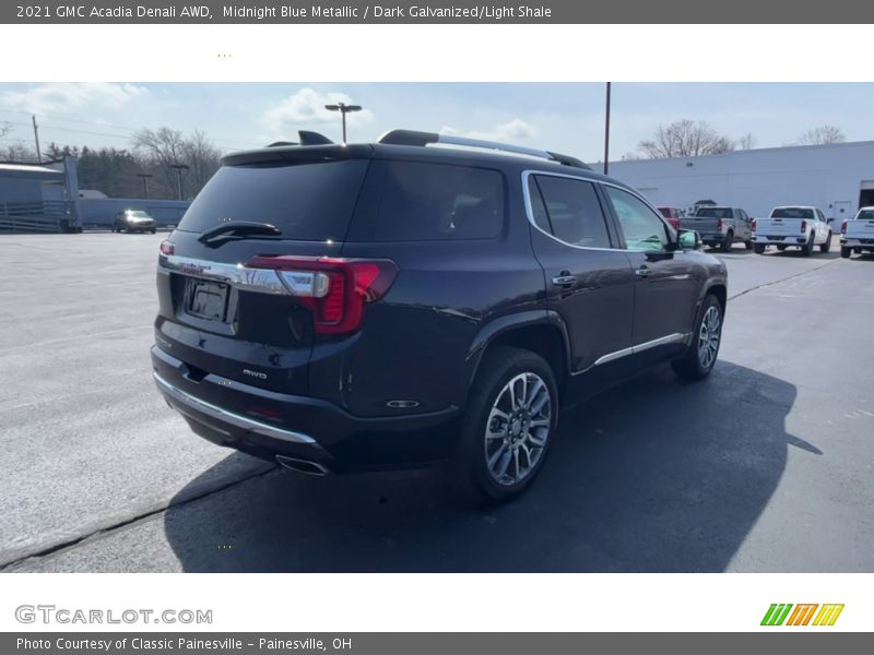 Midnight Blue Metallic / Dark Galvanized/Light Shale 2021 GMC Acadia Denali AWD