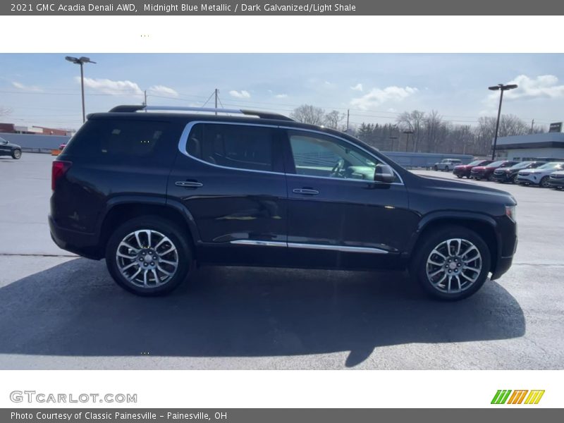 Midnight Blue Metallic / Dark Galvanized/Light Shale 2021 GMC Acadia Denali AWD