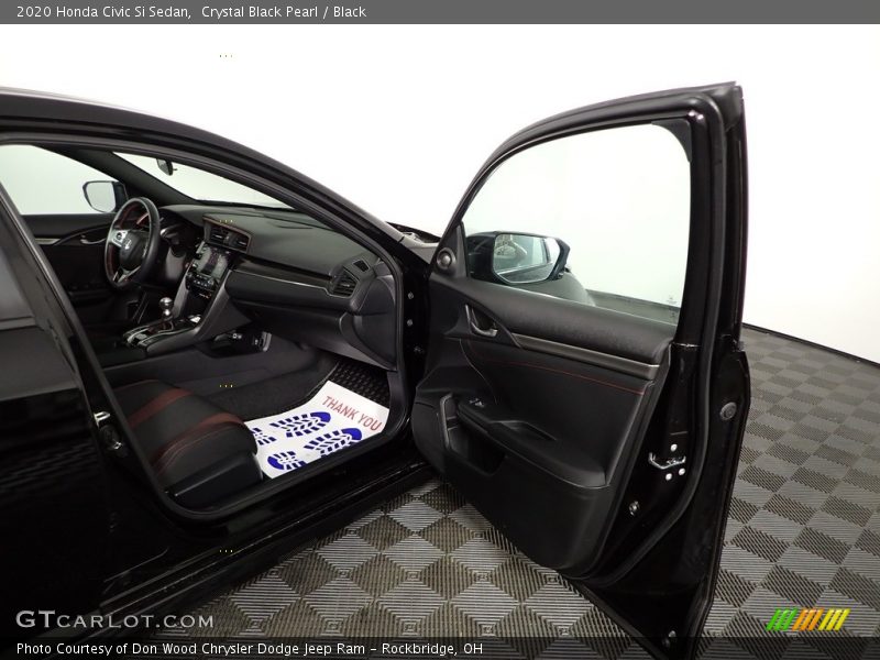 Crystal Black Pearl / Black 2020 Honda Civic Si Sedan