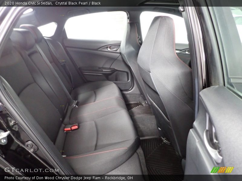 Crystal Black Pearl / Black 2020 Honda Civic Si Sedan