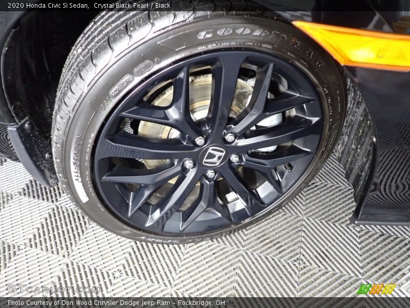 Crystal Black Pearl / Black 2020 Honda Civic Si Sedan