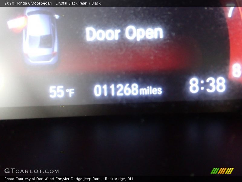 Crystal Black Pearl / Black 2020 Honda Civic Si Sedan