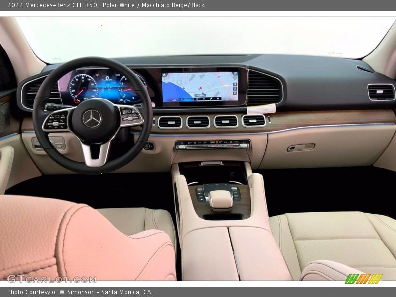 Polar White / Macchiato Beige/Black 2022 Mercedes-Benz GLE 350