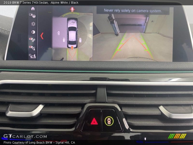 Alpine White / Black 2019 BMW 7 Series 740i Sedan