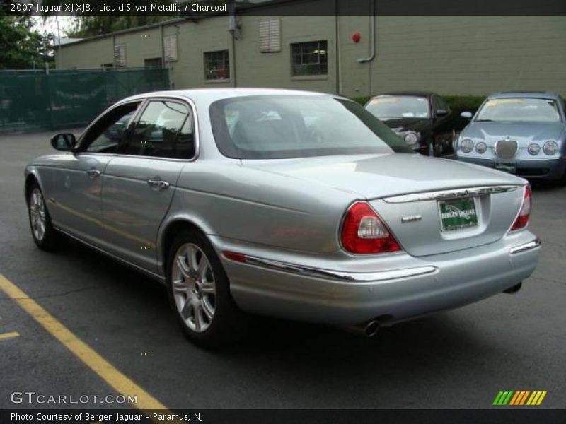 Liquid Silver Metallic / Charcoal 2007 Jaguar XJ XJ8