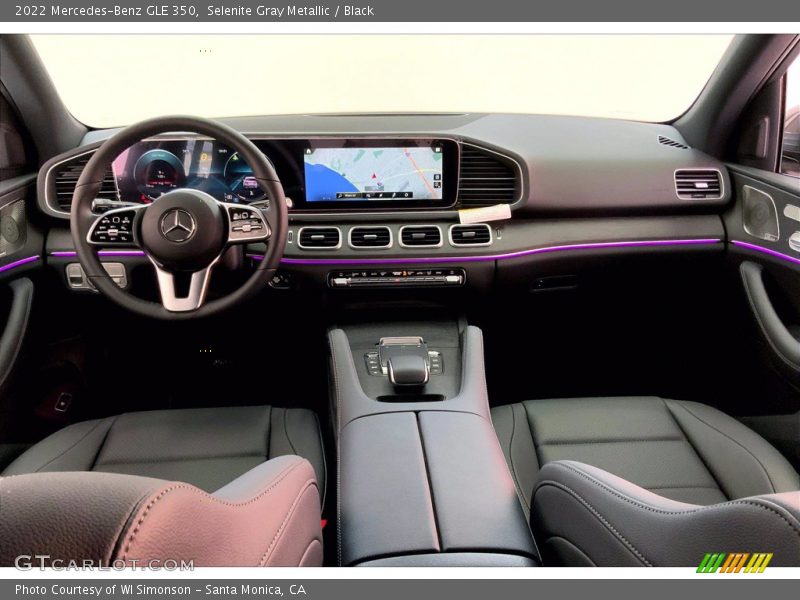 Dashboard of 2022 GLE 350