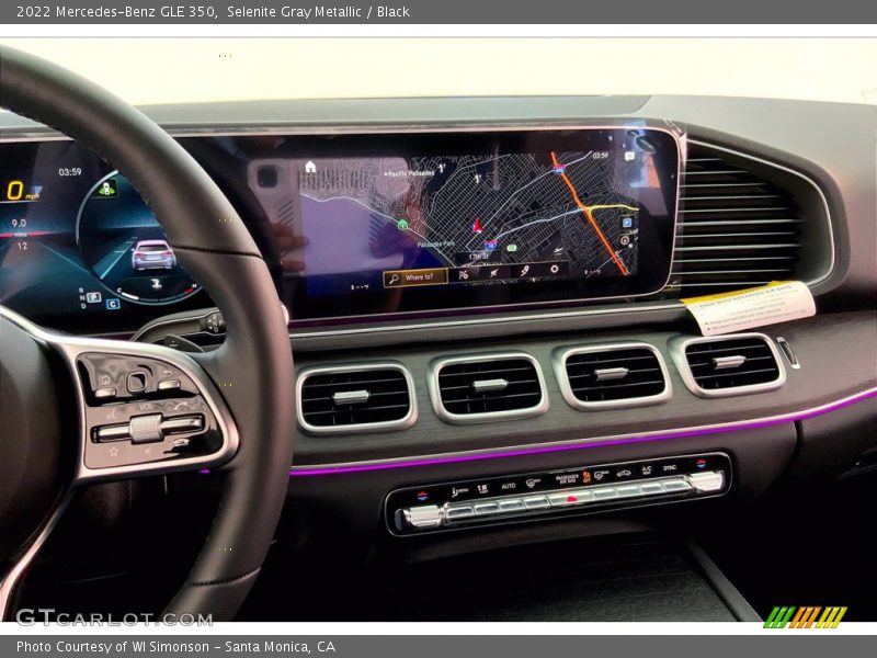 Navigation of 2022 GLE 350
