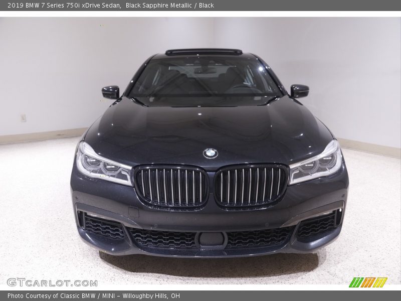 Black Sapphire Metallic / Black 2019 BMW 7 Series 750i xDrive Sedan