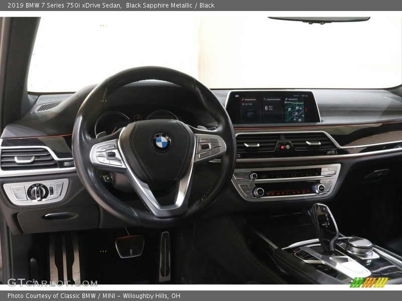 Black Sapphire Metallic / Black 2019 BMW 7 Series 750i xDrive Sedan