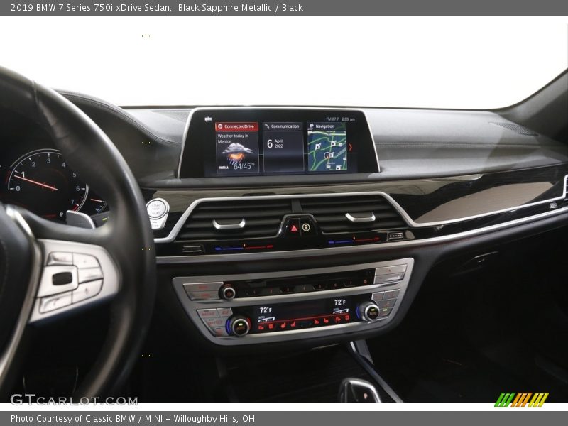Black Sapphire Metallic / Black 2019 BMW 7 Series 750i xDrive Sedan
