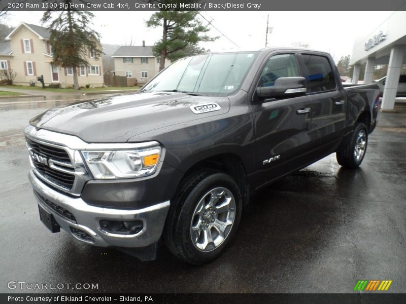 Granite Crystal Metallic / Black/Diesel Gray 2020 Ram 1500 Big Horn Crew Cab 4x4