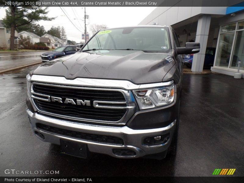 Granite Crystal Metallic / Black/Diesel Gray 2020 Ram 1500 Big Horn Crew Cab 4x4