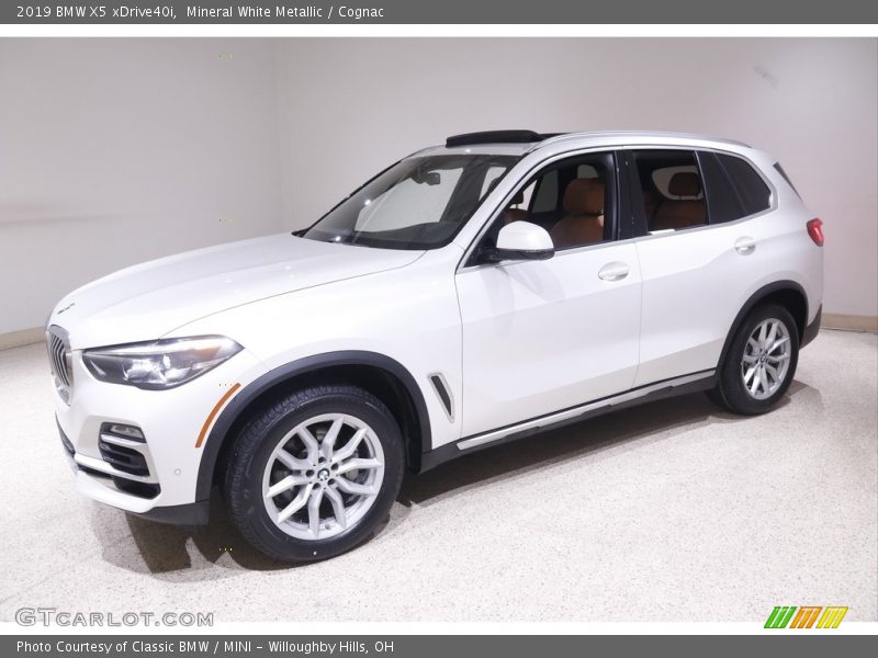 Mineral White Metallic / Cognac 2019 BMW X5 xDrive40i