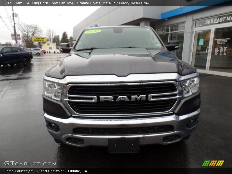 Granite Crystal Metallic / Black/Diesel Gray 2020 Ram 1500 Big Horn Crew Cab 4x4