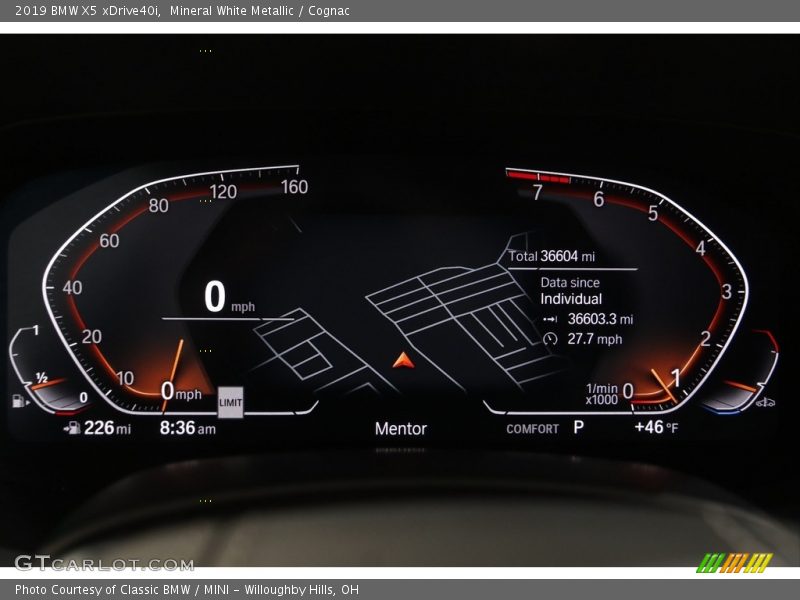 Mineral White Metallic / Cognac 2019 BMW X5 xDrive40i