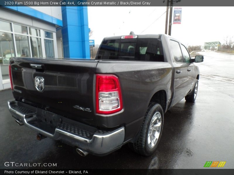 Granite Crystal Metallic / Black/Diesel Gray 2020 Ram 1500 Big Horn Crew Cab 4x4
