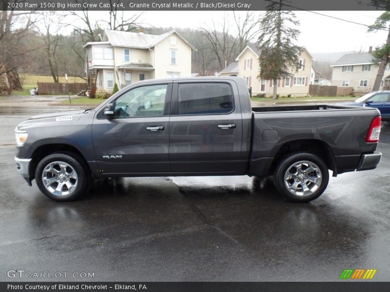 Granite Crystal Metallic / Black/Diesel Gray 2020 Ram 1500 Big Horn Crew Cab 4x4