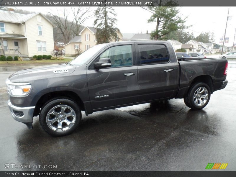 Granite Crystal Metallic / Black/Diesel Gray 2020 Ram 1500 Big Horn Crew Cab 4x4