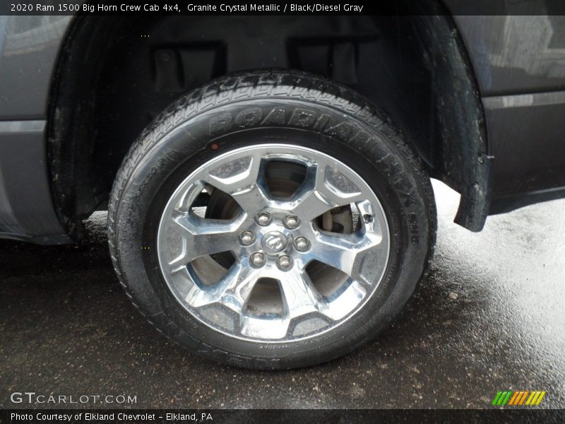 Granite Crystal Metallic / Black/Diesel Gray 2020 Ram 1500 Big Horn Crew Cab 4x4
