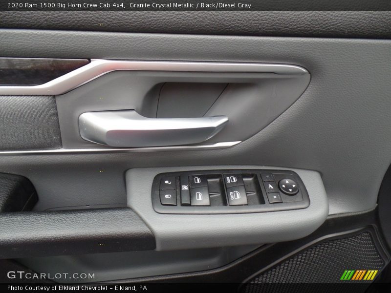 Granite Crystal Metallic / Black/Diesel Gray 2020 Ram 1500 Big Horn Crew Cab 4x4