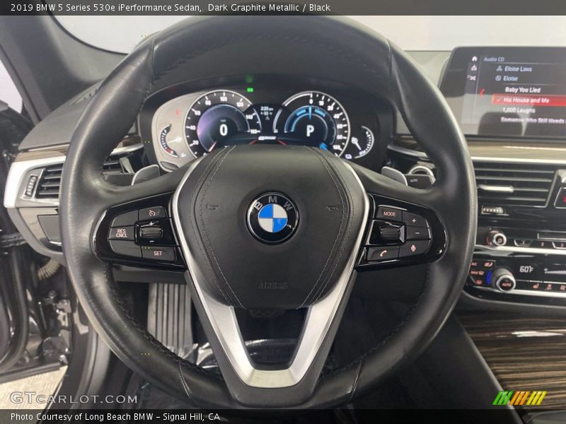Dark Graphite Metallic / Black 2019 BMW 5 Series 530e iPerformance Sedan