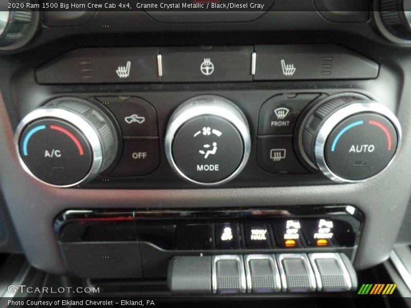 Granite Crystal Metallic / Black/Diesel Gray 2020 Ram 1500 Big Horn Crew Cab 4x4