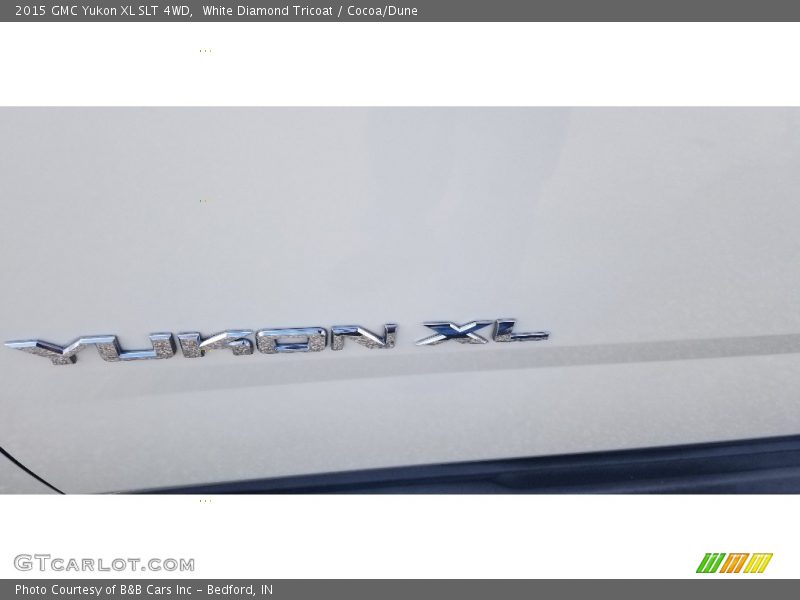 White Diamond Tricoat / Cocoa/Dune 2015 GMC Yukon XL SLT 4WD