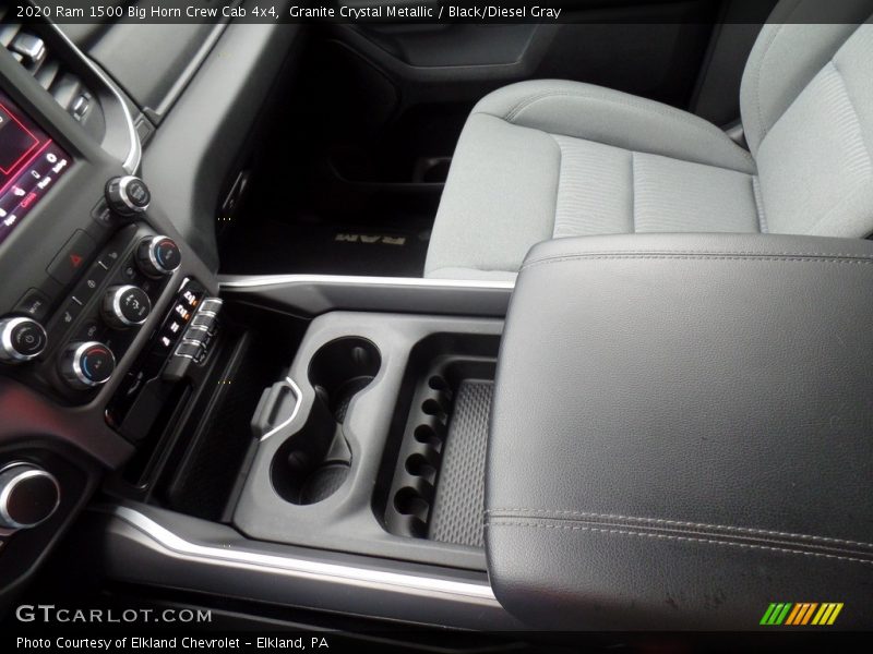 Granite Crystal Metallic / Black/Diesel Gray 2020 Ram 1500 Big Horn Crew Cab 4x4