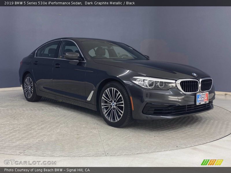 Dark Graphite Metallic / Black 2019 BMW 5 Series 530e iPerformance Sedan