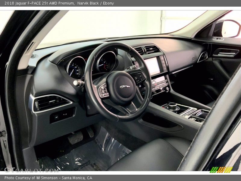 Narvik Black / Ebony 2018 Jaguar F-PACE 25t AWD Premium