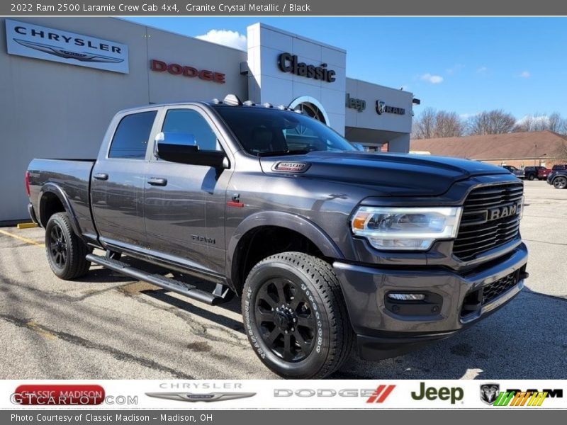 Granite Crystal Metallic / Black 2022 Ram 2500 Laramie Crew Cab 4x4