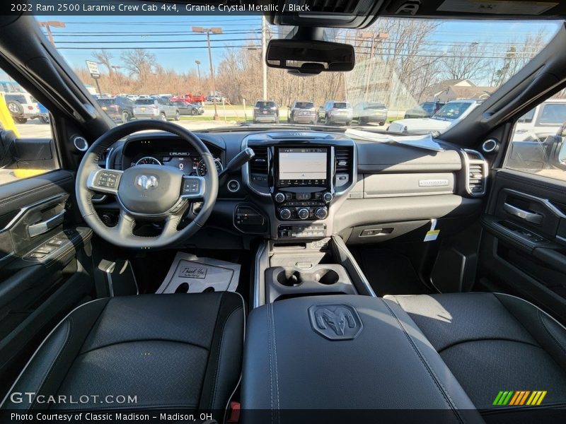 Front Seat of 2022 2500 Laramie Crew Cab 4x4