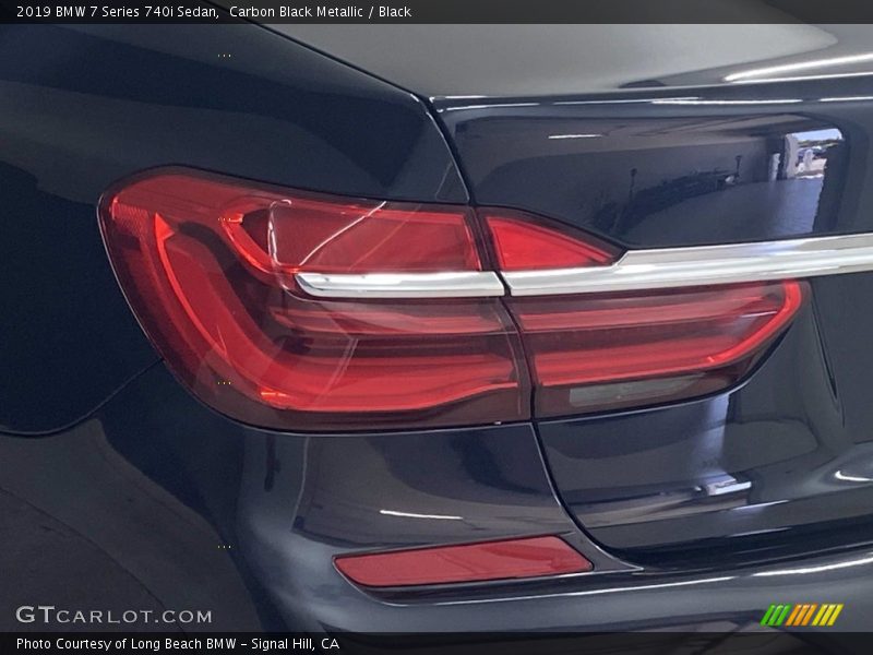 Carbon Black Metallic / Black 2019 BMW 7 Series 740i Sedan