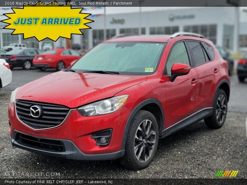 Soul Red Metallic / Parchment 2016 Mazda CX-5 Grand Touring AWD