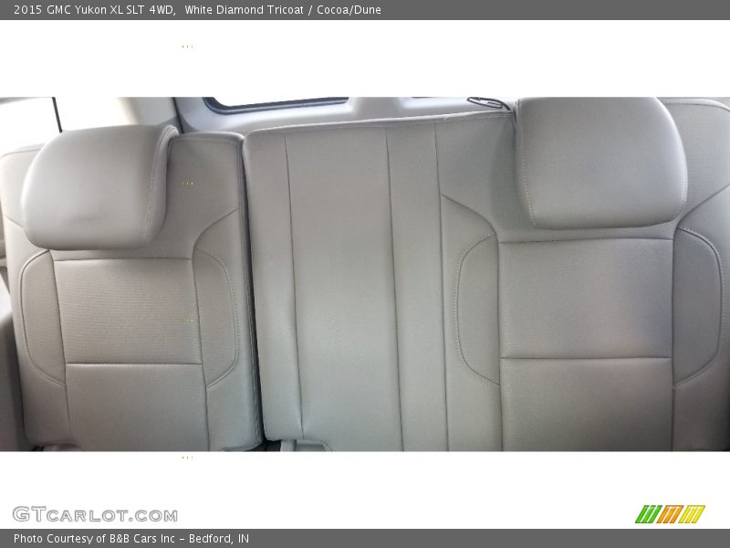 White Diamond Tricoat / Cocoa/Dune 2015 GMC Yukon XL SLT 4WD