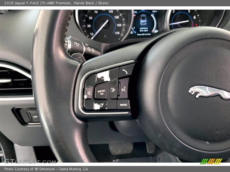 Narvik Black / Ebony 2018 Jaguar F-PACE 25t AWD Premium