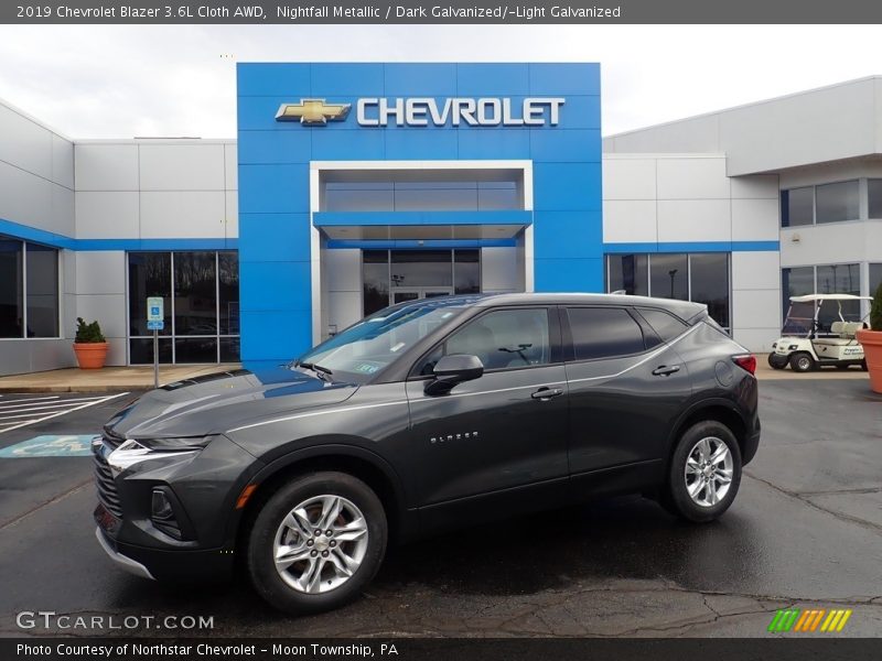 Nightfall Metallic / Dark Galvanized/­Light Galvanized 2019 Chevrolet Blazer 3.6L Cloth AWD