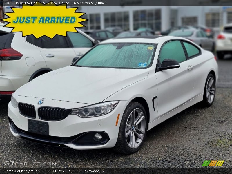 Alpine White / Black 2015 BMW 4 Series 435i xDrive Coupe
