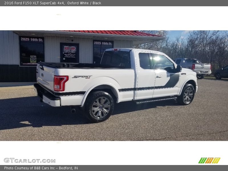 Oxford White / Black 2016 Ford F150 XLT SuperCab 4x4