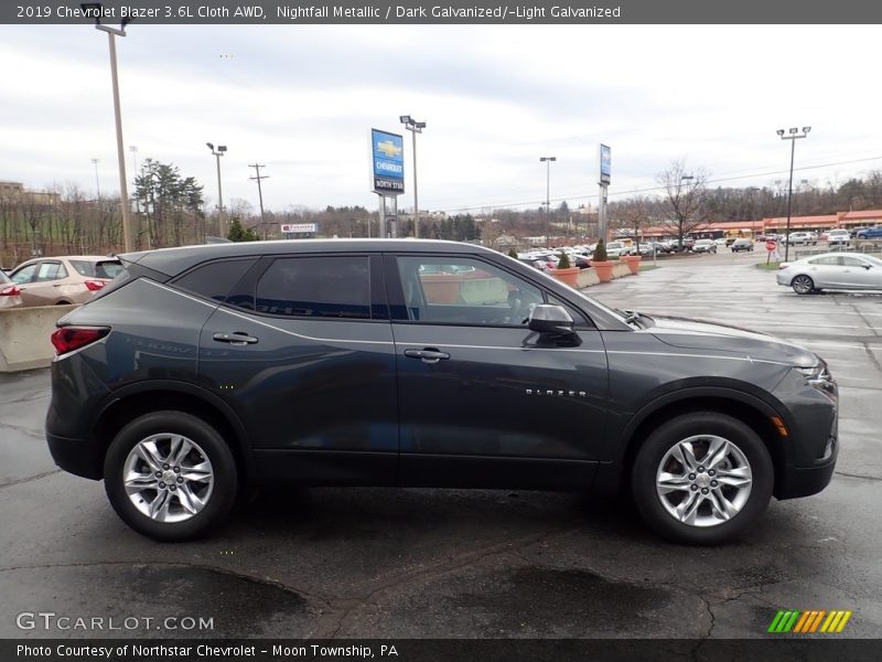 Nightfall Metallic / Dark Galvanized/­Light Galvanized 2019 Chevrolet Blazer 3.6L Cloth AWD